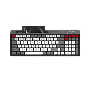 Imagem de Teclado Wireless Recarregável Hrebos If-259 Shadowtype