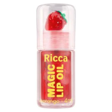 Imagem de Lip Oil Ricca Magic Morango - BELLIZ COMPANY