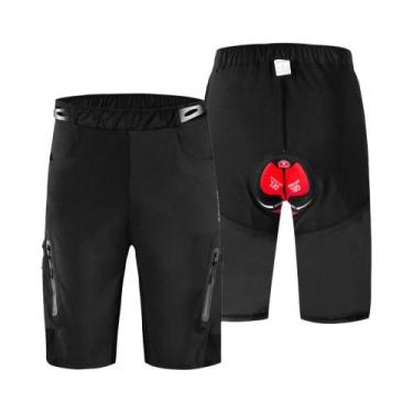Imagem de Bermudas De Ciclismo Masculinas WOSAWE Com Ajuste Solto, Almofada 3D, 