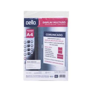 Imagem de Quadro de Aviso A4 Dello Multiuso Cristal 0534