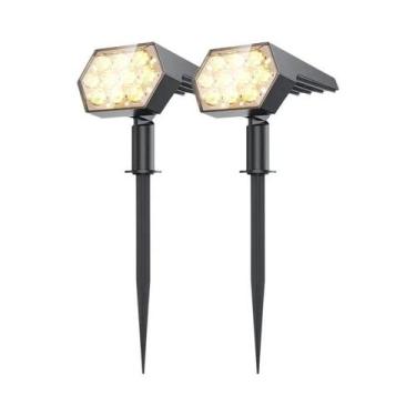 Imagem de 92 Luzes De Spot LED Solares Para Exterior, À Prova d'Água IP67, Luzes