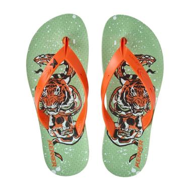 Imagem de Chinelo Kenner Summer Old School Cobra Caveira Tattoo Praia-Masculino