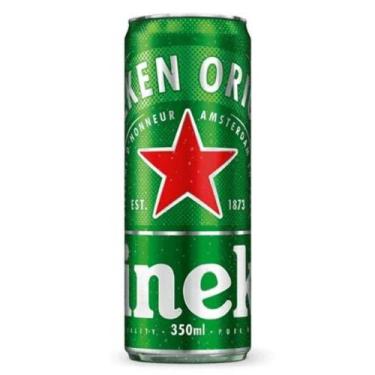 Imagem de Cerveja Lager Heineken Lata 350ml - Pack com 24 Unidades