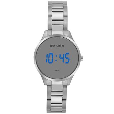 Imagem de Relógio MONDAINE feminino digital prata 32845L0MVNE2