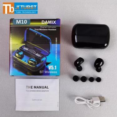 Imagem de Fone De Ouvido Tws M10 Bluetooth V5.1 + Power Bank 2000mah - NEWEST