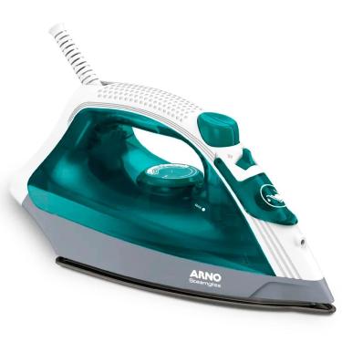 Imagem de Ferro a Vapor Elétrico Arno Steamgliss FV1920B3 1200W Base Antiaderente Branco 110V