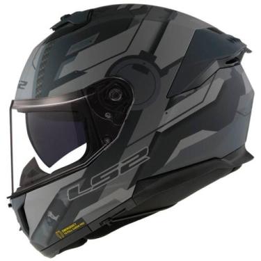 Imagem de Capacete LS2 Stream II Shadow, 56, Cinza