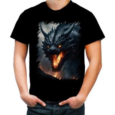 Imagem de Camiseta Colorida Leviathan Infernal Fogo 2, Baby Look P