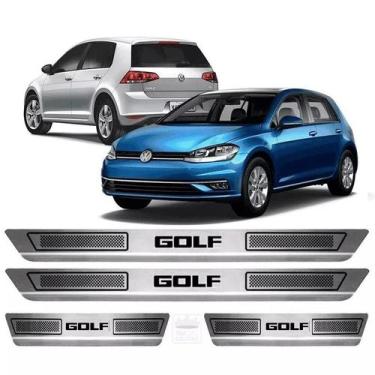 Imagem de Jogo Soleira de Porta Aco Inox Volkswagen Golf - Nacional