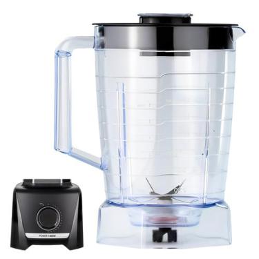 Imagem de Jarra Copo Liquidificador Compativel Oster Power 1400w Com Tampa - Das