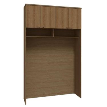 Imagem de Guarda Roupa Modulado Ponte 04 Portas 245cm Altura Setiba - Móveis Rim