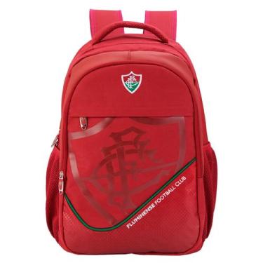 Imagem de Mochila Costas Fluminense Notebook 18'' Escola Universitária Cor:Grená