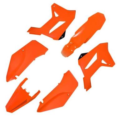 Imagem de Kit Plástico Carenagem Biker R1de Xr 250 Tornado, Laranja