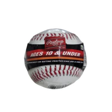 Imagem de Bola de Baseball Oficial, em couro - Marca Rawlings, 10 anos