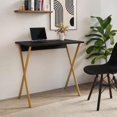 Imagem de Escrivaninha X 120x60 com Estrutura em Ferro para Home Office e Comput