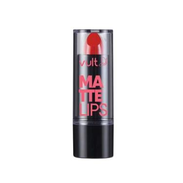 Imagem de Batom Vult Matte Lips Vermelho Real 3,8G