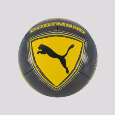 Imagem de Mini Bola Puma Borussia Dortmund Culture Amarela e Preta, Único
