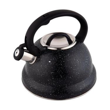 Imagem de Chaleira Inox 2,7L com Apito Indução Antiaderente Fogão Água Café e Ch
