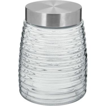 Imagem de Pote Home&Co 16x12x12cm Vidro Transparente 1,2L Utensílio de Cozinha p