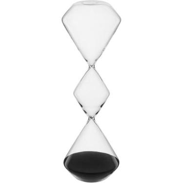 Imagem de Ampulheta Home&Co 39x12cm Vidro Transparente Enfeite Decoração para Sa