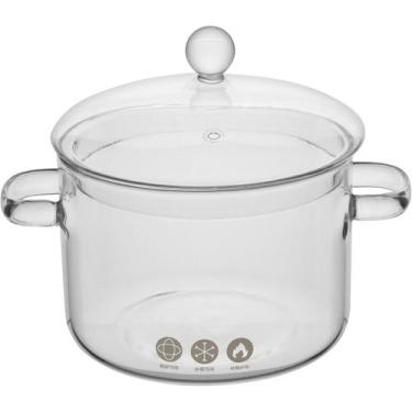 Imagem de Panela Home&Co 17x14cm Borossilicato Transparente 1,9L para Mesa Posta