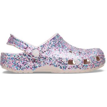 Imagem de Sandália Crocs Classic Dazzle Glitter Clog K Cocoa Cream, Cocoa cream,