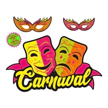 Imagem de Painel de Festa Neon Carnaval - 3 Itens