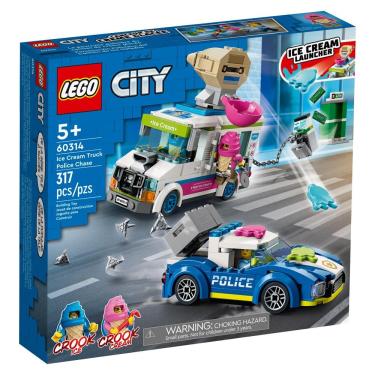 Imagem de Perseguição Policial De Carro De Sorvetes Lego City - lego 60314