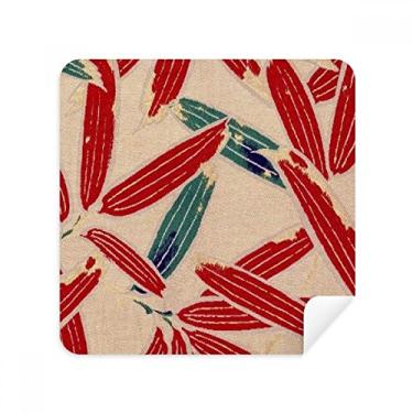 Imagem de Tecido de camurça japonês Ukiyoe vermelho azul padrão óculos pano pano pano pano pano pano pano embalagem com 2