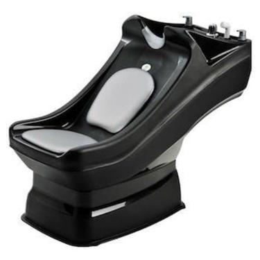 Imagem de Lavatório Italiano Veron de Cabelo para Salão de Beleza, Preto - Dompel