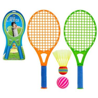 Imagem de Raquetes E Peteca Badminton Jogo Infantil Art Brink  - Zein Importador