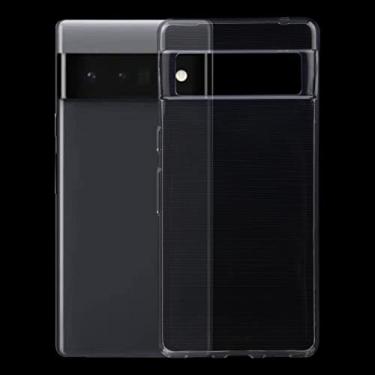 Imagem de YUNCHAO Caixa de telefone Para o Google Pixel 7 Pro 5g 0,75mm Ultra-fino da caixa de telefone TPU transparente capa para celular