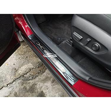 Imagem de GZBFTDH Acessórios de carro Protetor de peitoril da porta, para Toyota RAV4 painéis de chute placa de proteção de soleira, protetor de entrada de porta de aço automático 2020 2021 2022 (Sport-Black-2)