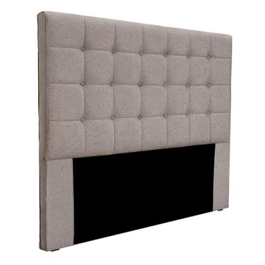 Imagem de Cabeceira Casal 1,40m Tropea Linho Areia - Gran Belo