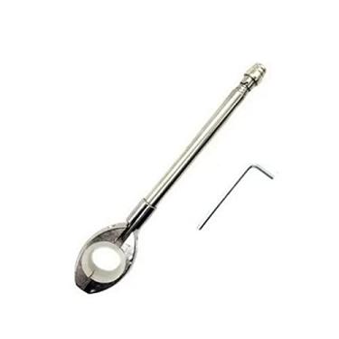 Imagem de Antena Corta Pipa Cerol Para Guidao 7/8 Moto Inox 7 estágios Spencer Prata