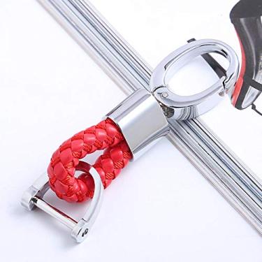 Imagem de YJADHU Capa de chave de carro para controle remoto de carro Tpu chaveiro Shell chave, apto para Ford F-150 Mondeo Galaxy S-Max Explorer Ranger 2015 2016 2017 2018, chaveiro vermelho