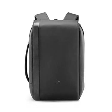 Imagem de WB Mochila Maleta Executiva de Viagem para Notebook até 15,6" Office Safety Pro Impermeável Bolso Antifurto com Cadeado e Fechamento Magnético (Preto)