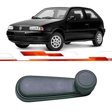 Imagem de Manivela Vidro Plastica Preto Dianteira Gol G2 Parati G2 Saveiro G2 2 Portas Serve Lado Direito Lado Esquerdo