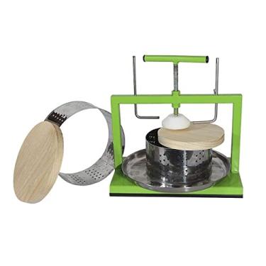 Imagem de Kit Prensa Queijo + 2 Formas Inox Redondas 500G E 1KG