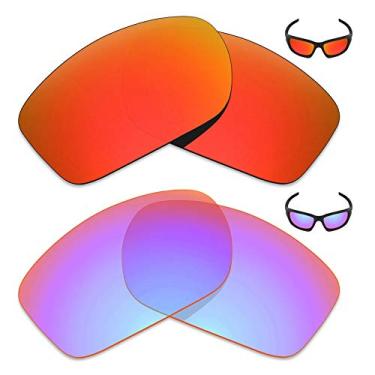Imagem de 2 pares de lentes polarizadas de reposição da Mryok para óculos de sol Oakley Valve 2014 – Opções