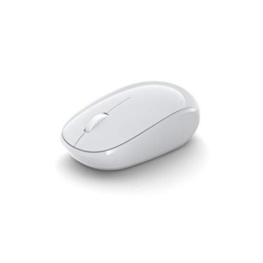Imagem de Microsoft Mouse Bluetooth – geleira. Design confortável, uso direito/esquerdo, roda de rolagem de 4 vias, mouse bluetooth sem fio para PC/laptop/desktop, funciona com computadores Mac/Windows