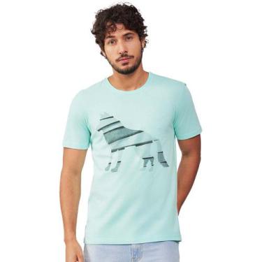 Imagem de Camiseta Acostamento Waves In23 Verde Caribe Masculino