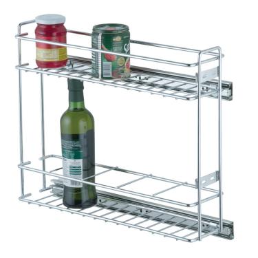 Imagem de Porta Garrafas Embutido Trilho Telescópico Schmitt 45x12x38