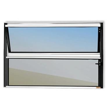 Imagem de Basculante Master Vidro Reflex 40cm x 60cm Brimak Mix Preto