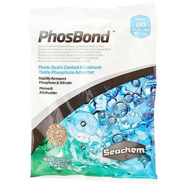 Imagem de Seachem Removedor de fosfato PhosBond de silicato de aquário, meio filtrante de aquário, 100 ml