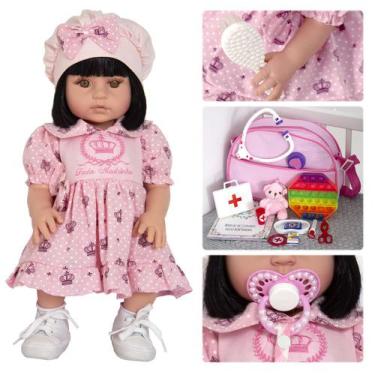 Imagem de Bebê Reborn Para Comprar Cabelo Moreno - Cegonha Reborn Dolls