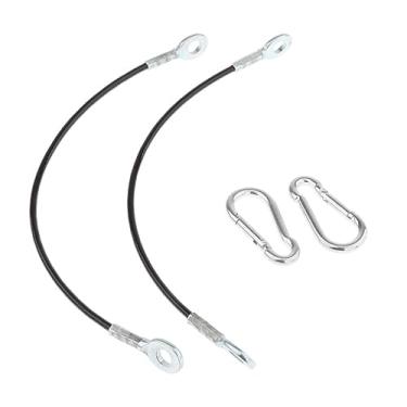 Imagem de 2 Peças de Cabo de Polia de Fitness Substituição de Corda de Fio de aço Extensão Durável Cabo de Ginástica para Equipamento de Treino Polia de