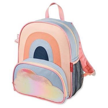 Imagem de Skip Hop Mochila infantil Sparks para crianças pequenas, pré-escola de 3 a 4 anos, arco-íris