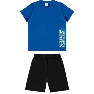 Imagem de Conjunto Infantil Menino Camiseta e Bermuda Malwee Kids 109488