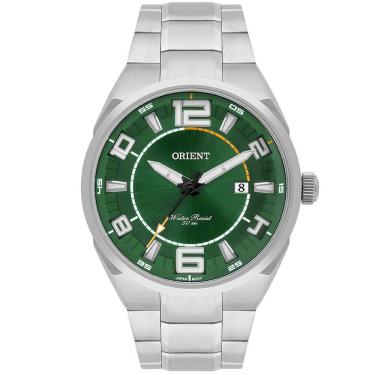 Imagem de Relógio ORIENT masculino analógico verde laranja MBSS1462 E2SX
